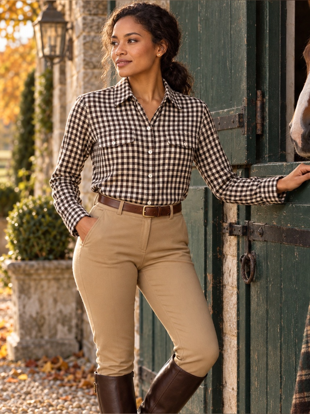 Lauren Ralph Lauren Petites Button Down Shirt| Size PS
